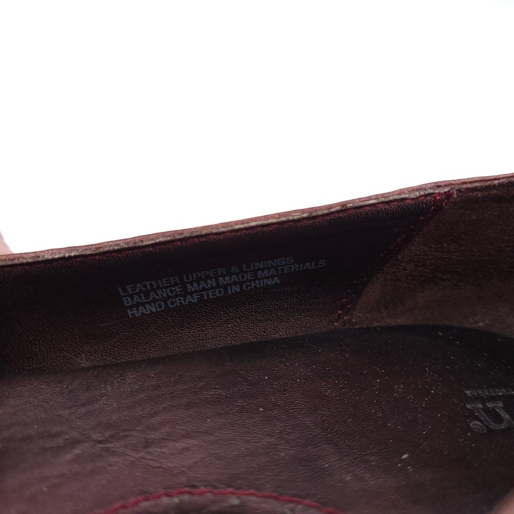 Born Mary Jane Shoes Women Size 9.5 M Brown Leather Brogue Low Heel W6428 - Picture 10 of 12